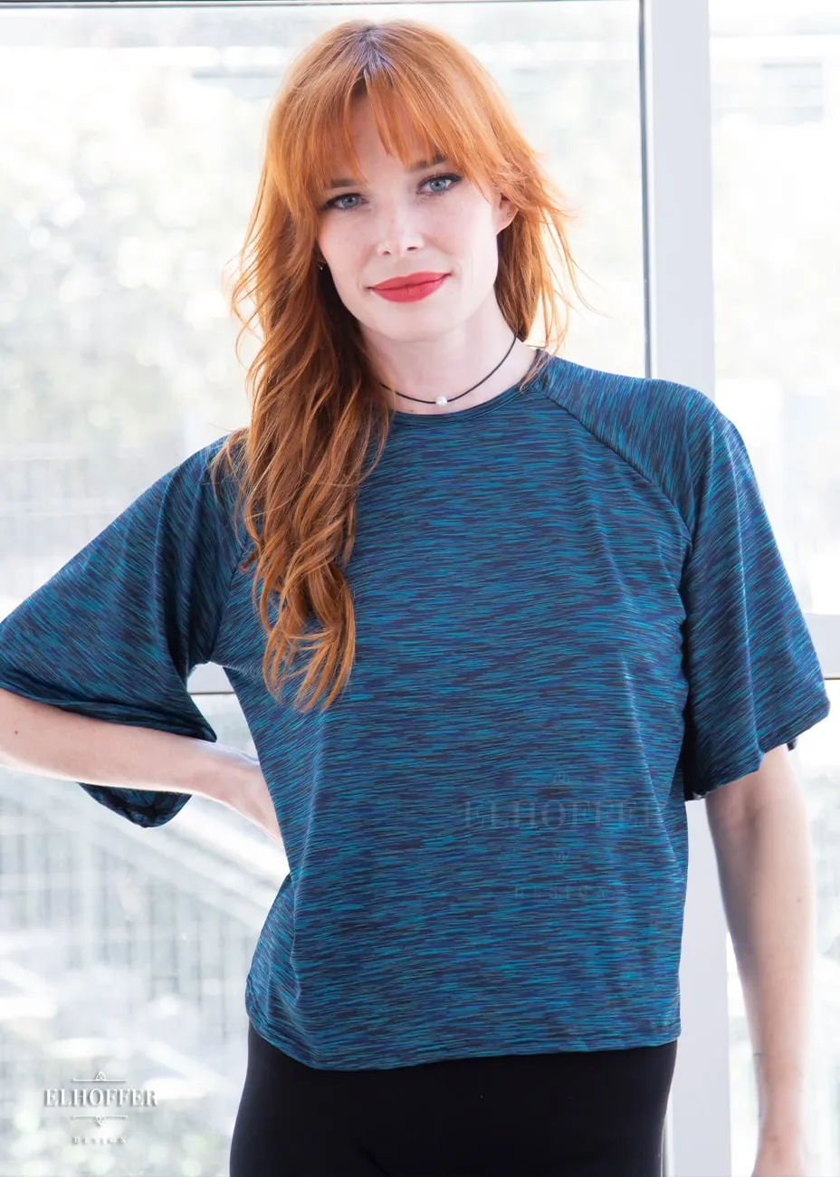 Essential Cozy Lounge Top - Aconite Blue