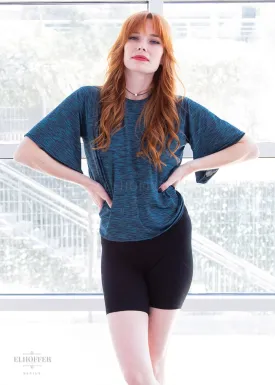 Essential Cozy Lounge Top - Aconite Blue