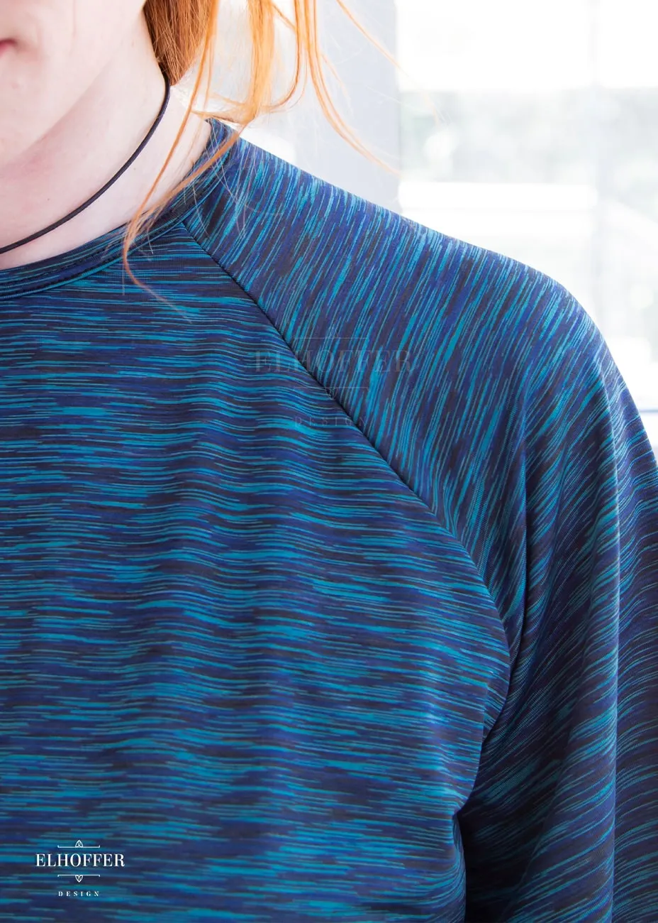 Essential Cozy Lounge Top - Aconite Blue