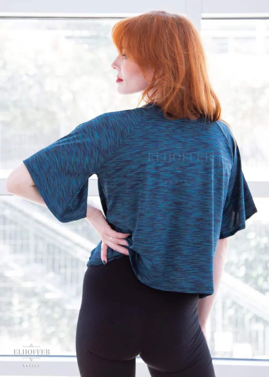Essential Cozy Lounge Top - Aconite Blue