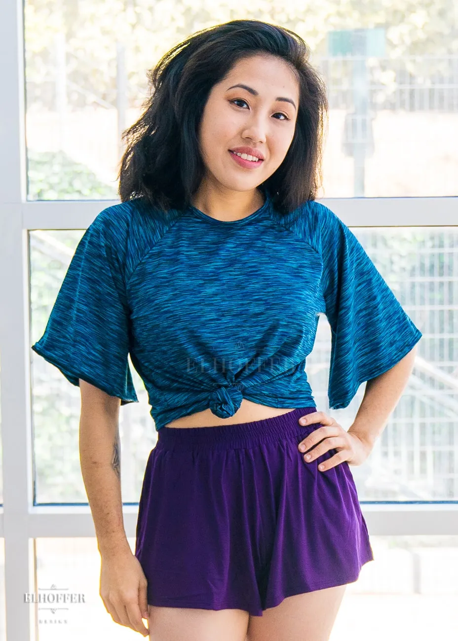Essential Cozy Lounge Top - Aconite Blue