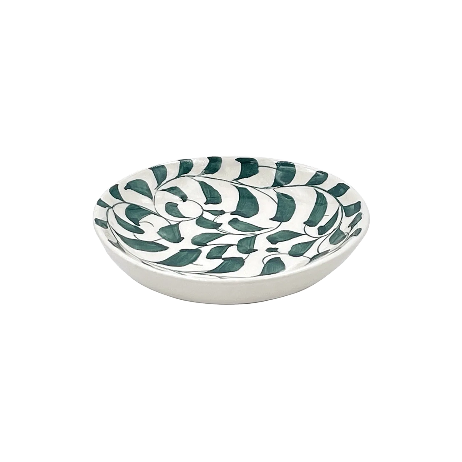 Green Scroll Dipping Bowl