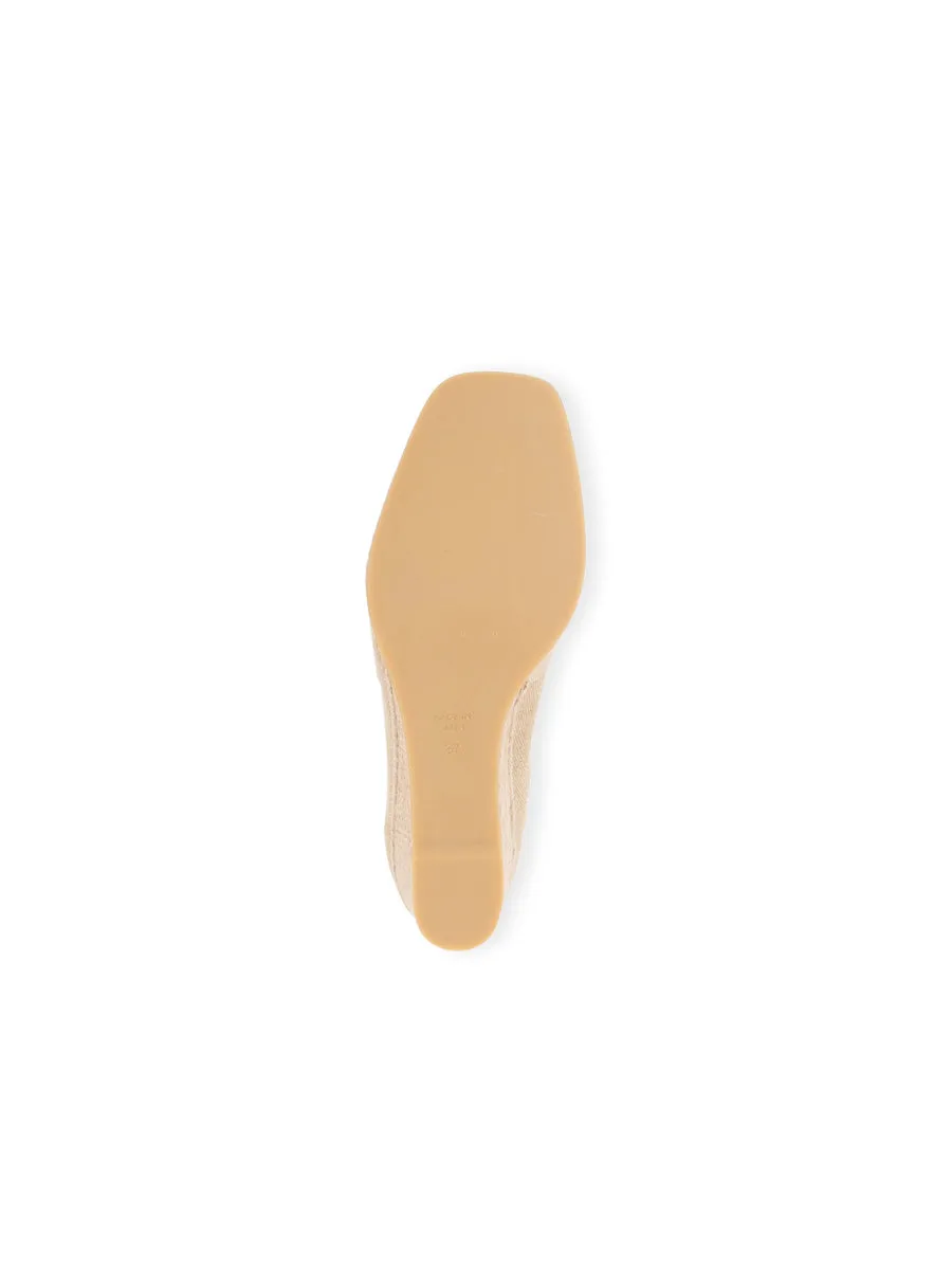 Mallorca Square Closed Toe Espadrille