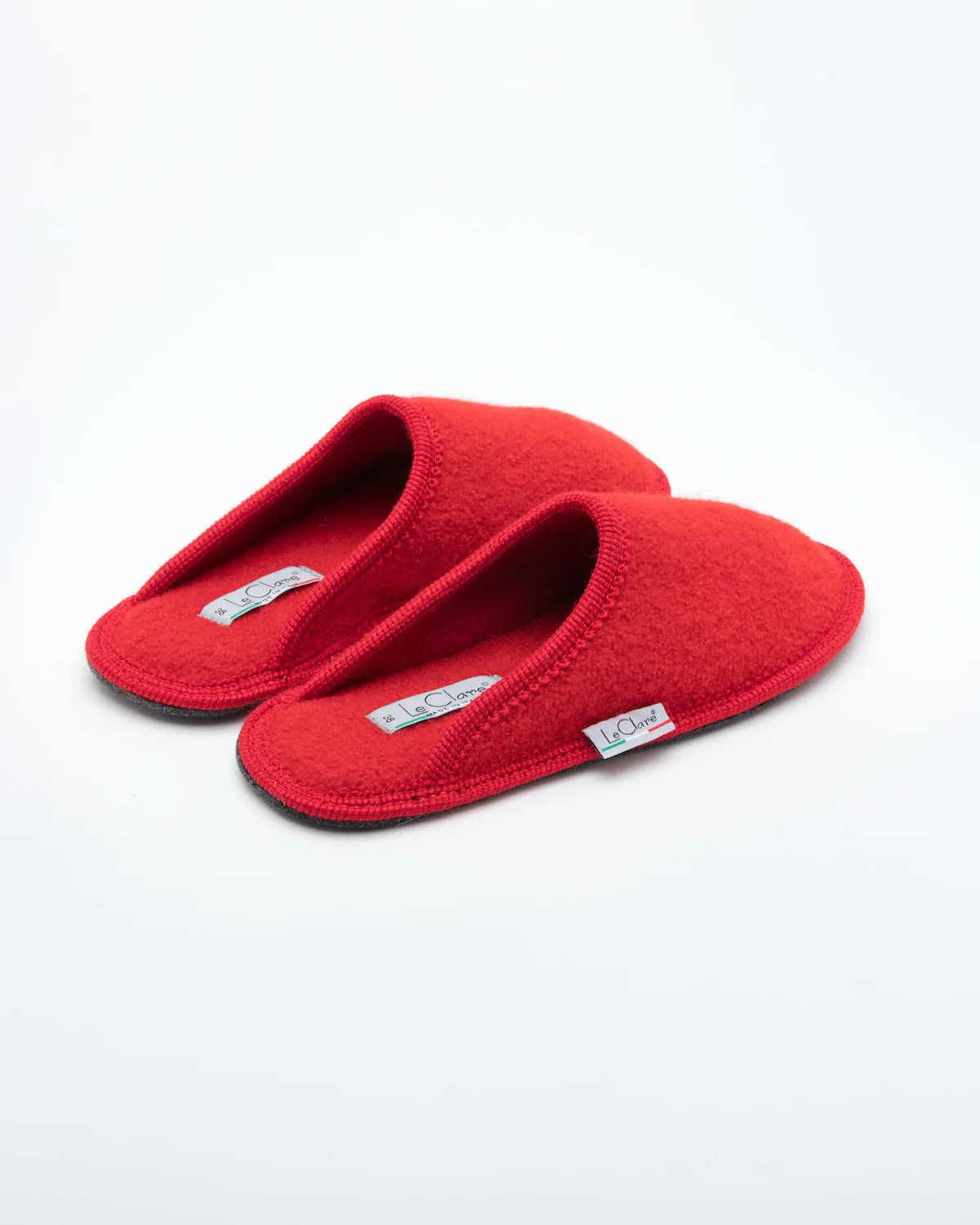 Women's Boiled Wool Stella Slipper Red