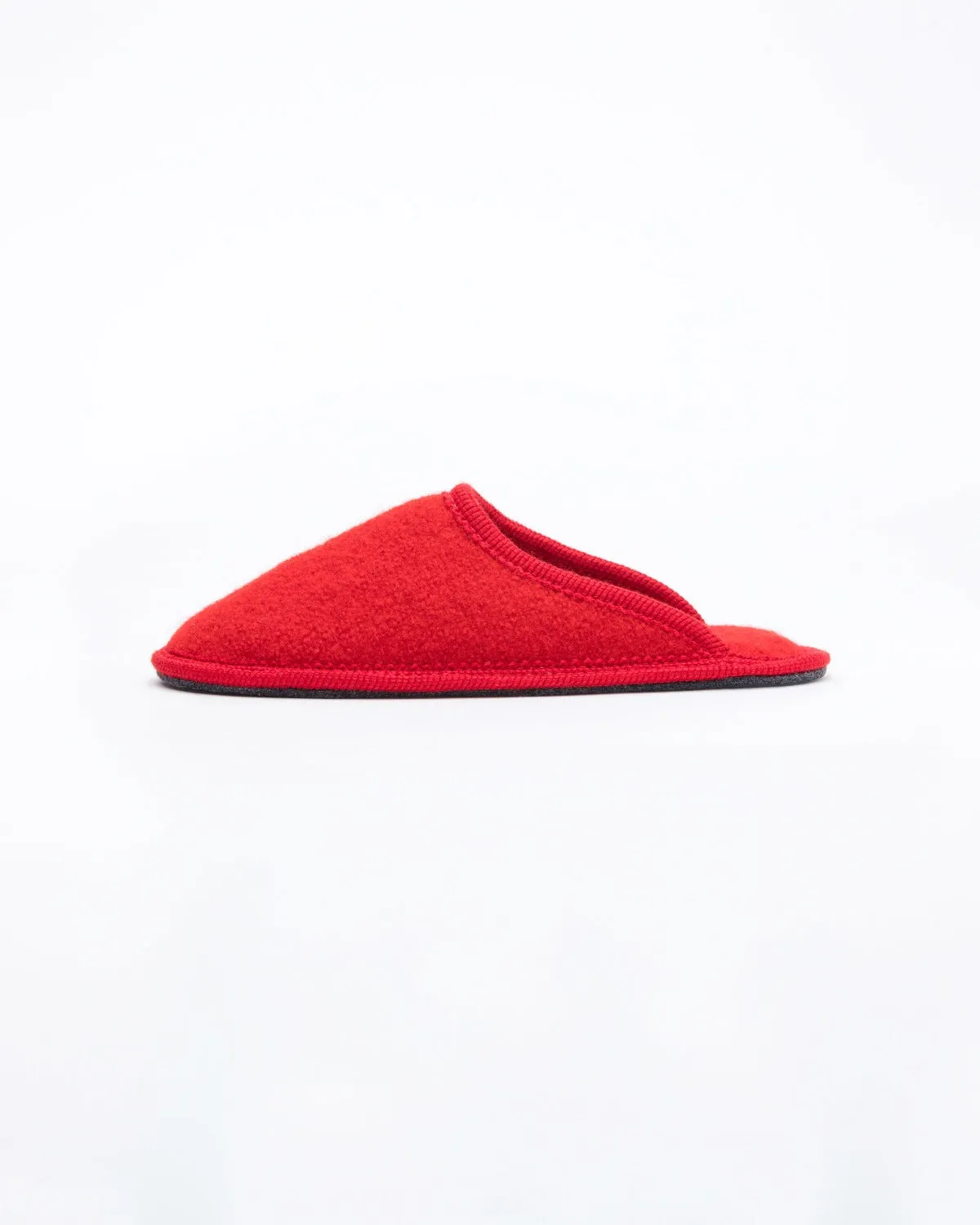 Women's Boiled Wool Stella Slipper Red